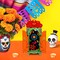 Dia De Los Muertos Altar Shadow Box - Wooden Day of The Dead Ofrenda Shadow Box - Crafts Ofrenda Decorations - DIY Skull Papel Picado Mexican Picture Frames Shrine Box (1PCS)